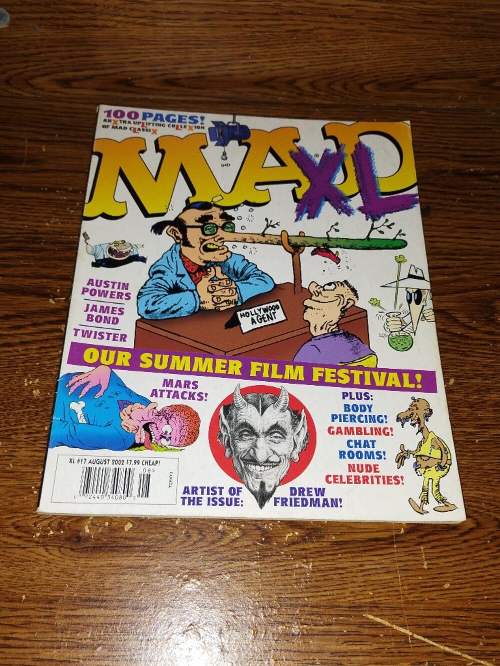 Mad Magazine XL #17 (Aug. 2002) The 50 Worst Things About Sports